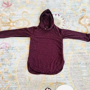 Athleta hooded running shirt XS